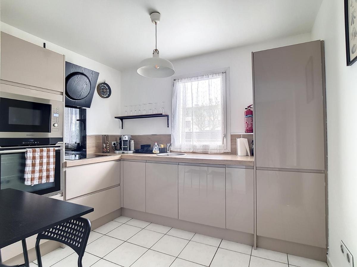 T3 Flat Moderne Sur 2 Etages Metro Parking Free Entrance Autonome Rouen